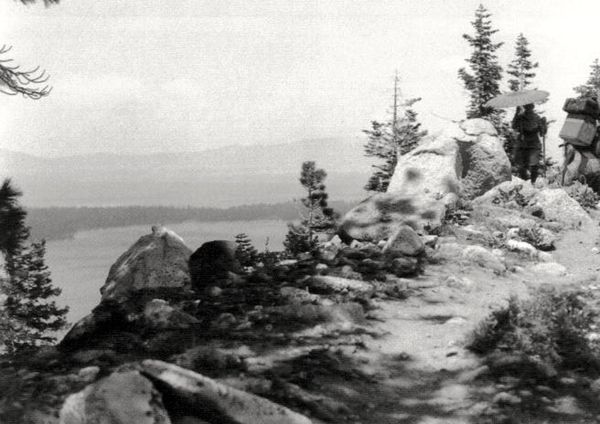 Getting to Angora Lakes wasn't always as easy as it is today. Photo/Jim Hildinger
