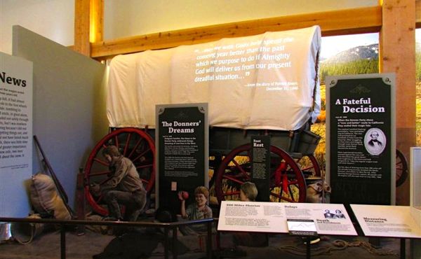 Exhibits at the Donner Museum tell the story of the region's past. Photos/Denise Haerr