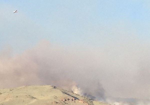 Markleeville fire grows, smoke fills valley