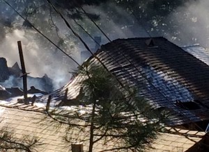 No one was hurt in the June 21 house fire in Incline. Photo/Provided