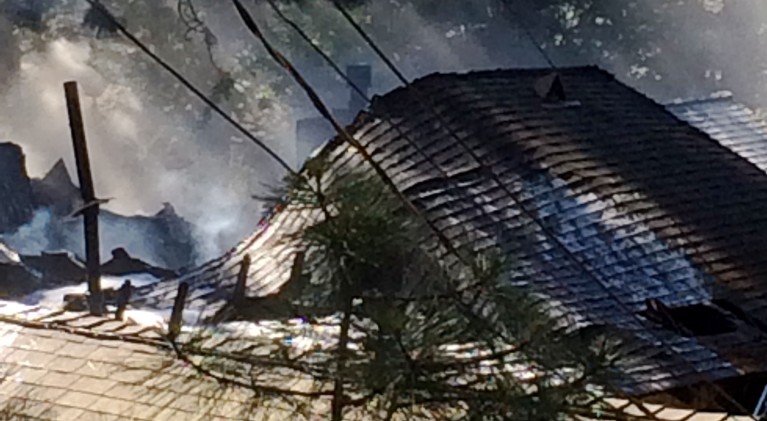 Incline house severely damaged in fire