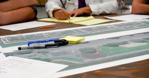 South Lake Tahoe residents express what they want Regan Beach to  look like in the future. Photo/Kathryn Reed