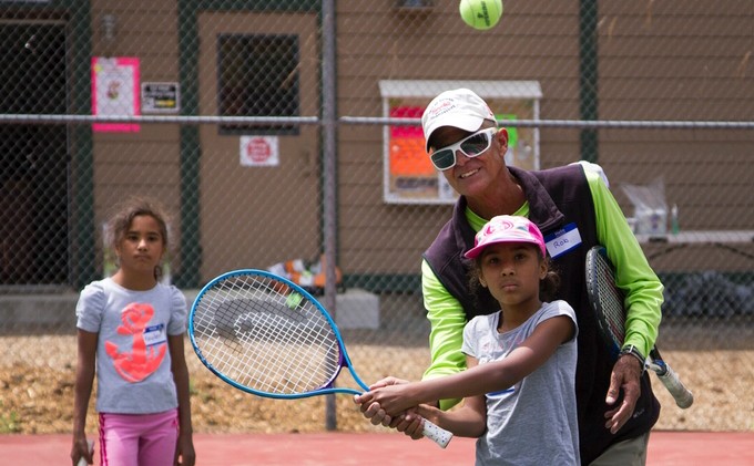 ZC club introduces youngsters to tennis