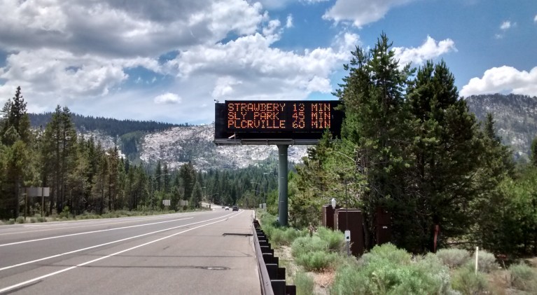 Caltrans clocking local drive times via mobile devices
