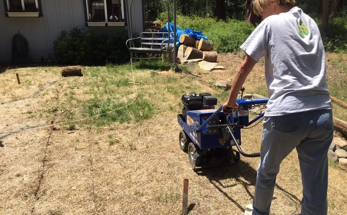 Sod removal experience not pleasant