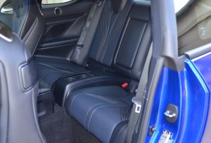 There is more room in the back seat than expected.