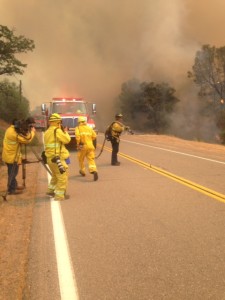 The Jerusalem Fire is burning in Lake and Napa counties. Photo/Provided