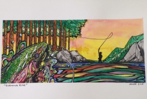 A water color by Mike Miller.