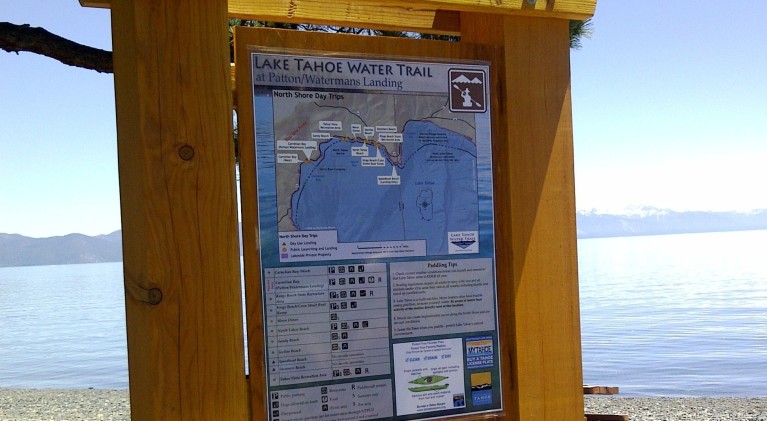 Grant will pay for Tahoe Water Trail signs