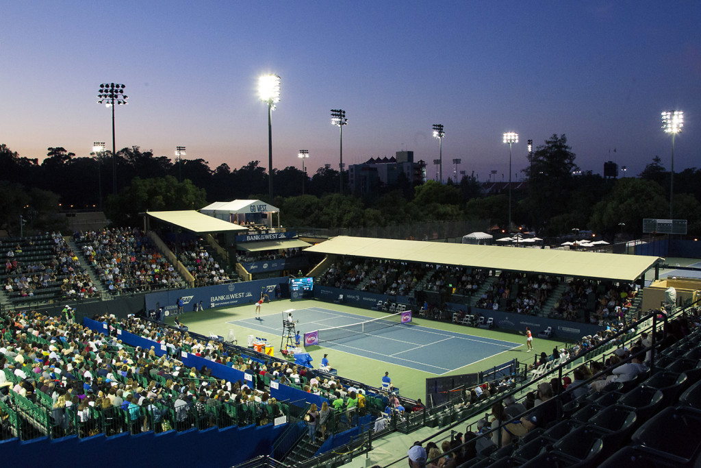 Stanford is an intimate venue for the Bank of the West tournament. Photo/Carolyn E. Wright/Copyright