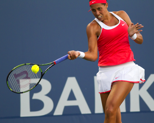 Live sports allows fans to see the intensity of athletes like Madison Keys. Photo/Carolyn E. Wright/Copyright