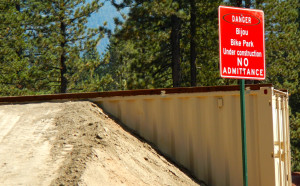 Sidebar: The following activities are planned: ·       10am        Parade starts at the Y ·       11:30am   Parade ends at Bijou Community Park ·       12:30pm   Ribbon cutting for bike park ·       1pm          Bijou bike course open to public ·       1:30pm     Bike rodeo for kids ·       2-3pm       Jump Jam on slopestyle line with world-class athletes ·       3:30pm     BMX race starts ·       All day      4th annual Deep Blue Derby Tournament hosted by the Sierra Regional Roller Derby.