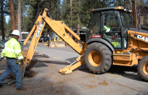 South Tahoe PUD does not currently pay a fee for having its water and sewer lines on South Lake Tahoe property. Photo/LTN file