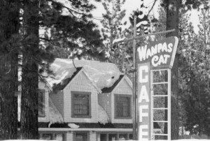 Wampas Cat Cafe in South Lake Tahoe in the 1950s. Photo/Del Laine collection/Lake Tahoe Historical Society