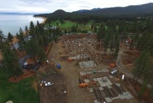 The $100 million Lodge at Edgewood Tahoe expects to be open in summer 2007. Photo/Edgewood Tahoe