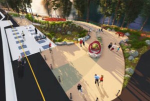 Proposed Lakeview Lookout in South Lake Tahoe. Rendering/Design Workshop