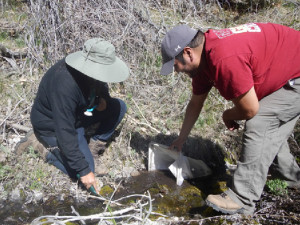 The Pyramid Lake Paiute Tribe conducted a bio assessment of streams around Pyramid Lake in early 2015. EPA / Courtesy