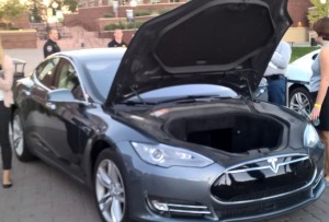 Tesla began production of the Model S in 2012. Photo/Linda Fine Conaboy