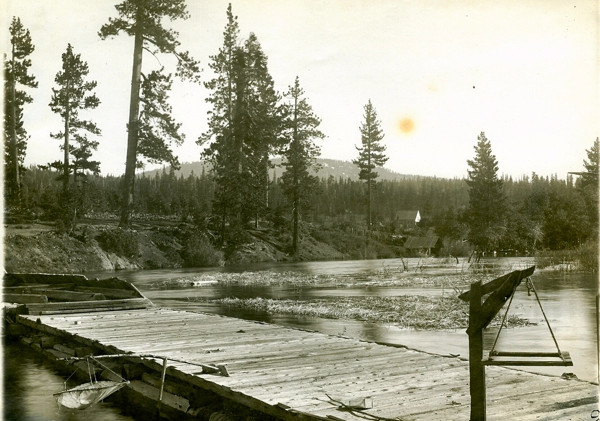 Then and now: Crossing the Truckee River