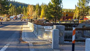 Fanny Bridge in 2015 with its expanded Y intersection and islands. Photo/Bill Kingman