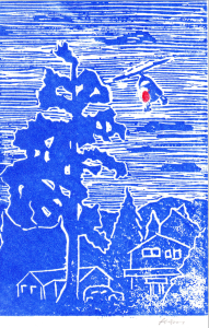 A print of the event made at Bona Fide by Ken McNutt.