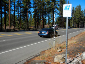 The nearest BlueGo stop to Whittell High is along Highway 50 near the senior center. Photo/LTN