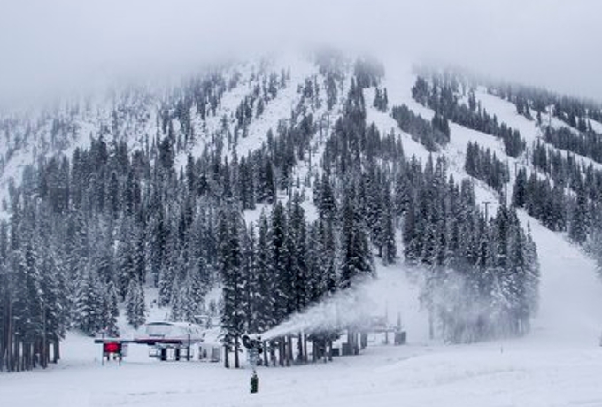 Snowmaking and Mother Nature are allowing Mt. Rose to be the first resort in the greater Lake Tahoe area to open this season. Photo/Provided