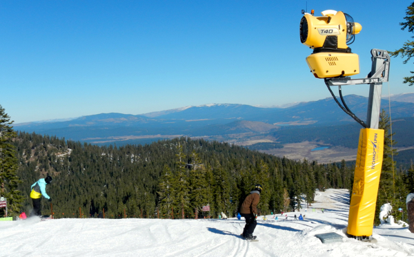 Snowmaking along with Mother Nature allowed Northstar to open earlier than normal. Photos/Kathryn Reed