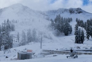 Squaw Valley has spent millions of dollars to ensure its slopes are covered in white. Photo/Provided