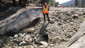Storm drain improvements on Highway 50. Photo/Provided