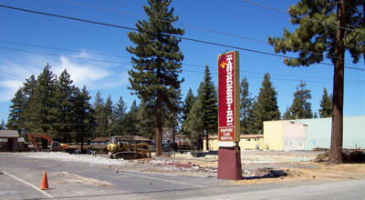 The remains of the Thunderbird at 4123 Laurel Ave. on April 19, 2007. Photo/Bill Kingman