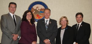 El Dorado County supervisors on Dec. 15 are expected to approve the General Plan documents. From left are, Ron Mikulaco, Shiva Frentzen, Brian Veerkamp, Sue Novasel and Michael Ranalli. Photo/Provided