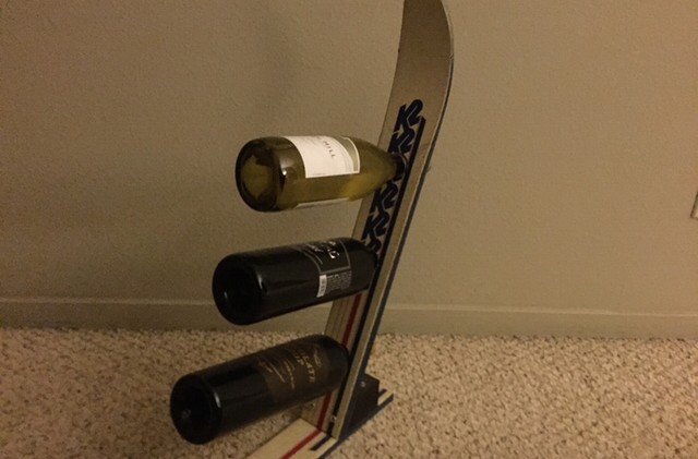 Tahoe woman repurposes old skis into furniture