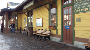 The railroad is an integral part of Truckee. Photo/Linda Fine Conaboy