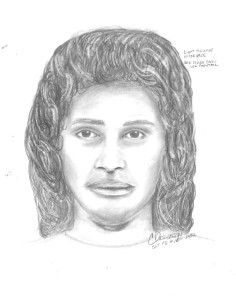 Black or mixed race with light complexion, 5-foot-8, 170 pounds, late 20s-early 30s, black hair with tight curls.