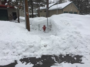 Lake Valley needs help clearing hydrants. Photo/Provided