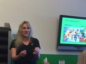 Bridget McGrath talks about what constitutes a healthy diet. Photo/LTN