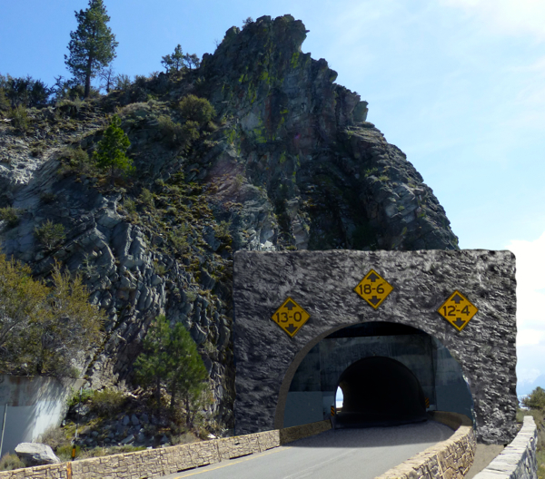 This is a rendering of what Cave Rock will look like when the work is completed. Photo/NDOT