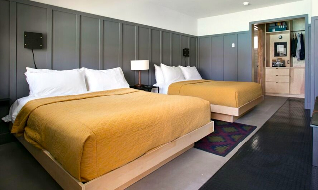 Rooms are the Coachman Hotel come with king or queen beds. Photo/Matt Bol