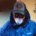 This man is wanted in connection with the March 21 bank robbery in Georgetown.