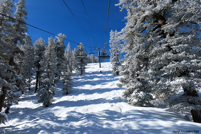 Heavenly and all Tahoe area resorts are having their best season in years. Photo Copyright 2016 Carolyn E. Wright