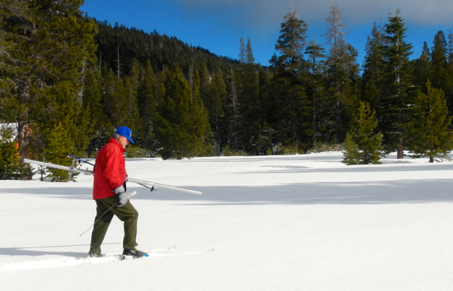 Snow has been on the ground for each of this season's snow surveys. Photo/LTN file