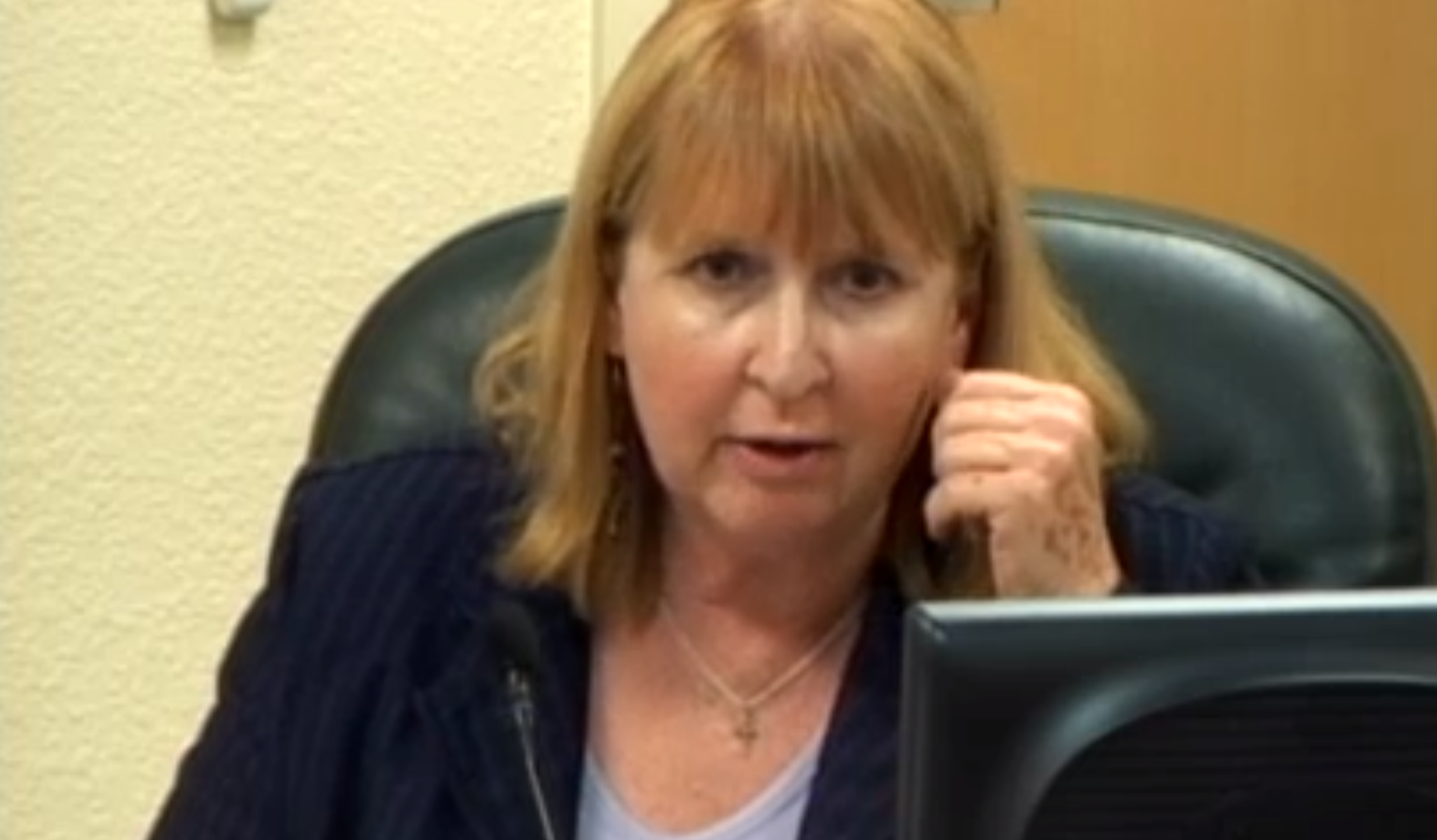 JoAnn Conner during the April 19 council meeting claims her issue with kitchen rental the rec center is not personal. 