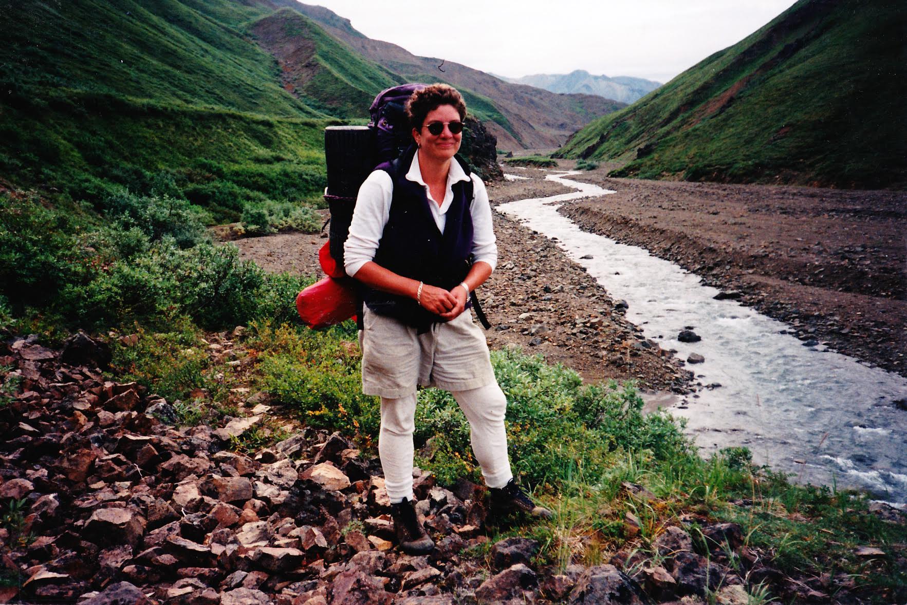Kim Wyatt backpacks through the wilderness of Denali National Park & Preserve. Photo/Provided