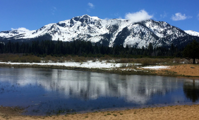 A fresh coat of snow on Mount Tallac after Friday's storm. Photo/LTN