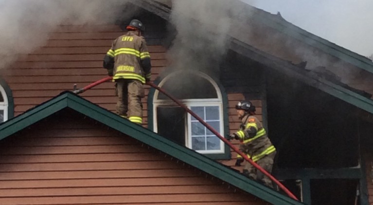 Fire damages house in Meyers area