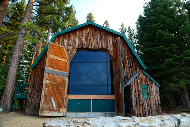 The exterior of the boathouse looks much like it did when it was used to store watercraft. Photo/Provided