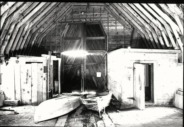 The boathouse was neglected for years before the arts community took over. Photo/USFS