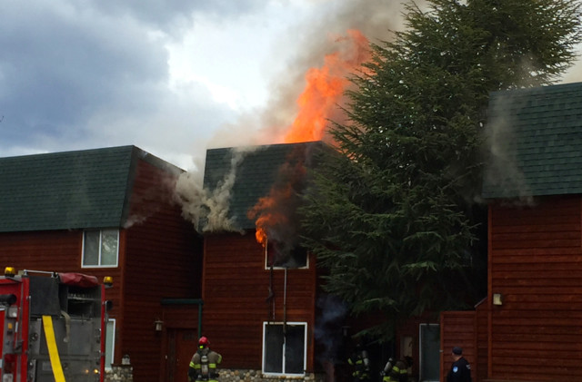 Fire consumes condo in Tahoe Keys