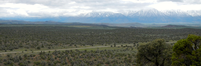 The Carson Range with fresh snow. Photo/Kathryn Reed